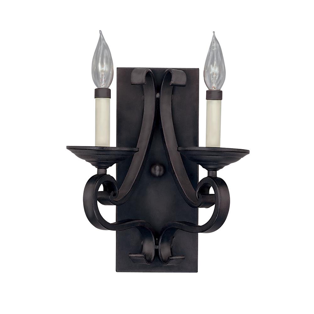 Designers Fountain 9032-NI 2 Light Wall Sconce in Natural Iron 